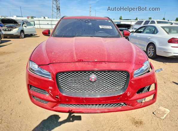 SADCK2FX5JA282983 2018 JAGUAR F-PACE Red Front view