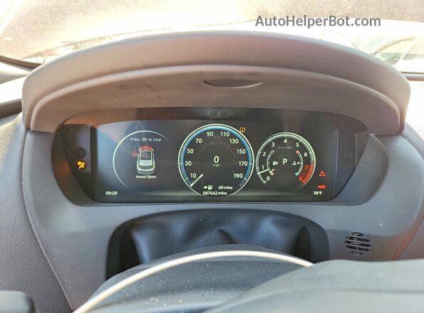 SADCK2FX5JA282983 2018 JAGUAR F-PACE Red Instrument cluster view