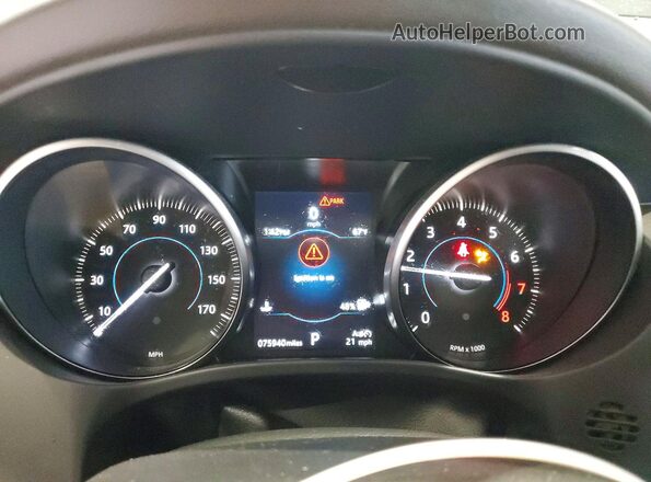 SADCK2FX5JA320860 2018 JAGUAR F-PACE Green Instrument cluster view