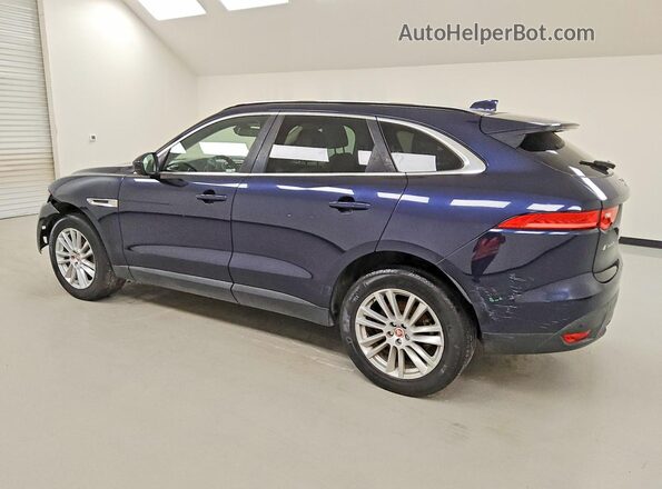 SADCK2FX7JA291250 2018 JAGUAR F-PACE Blue Trasero izquierdo