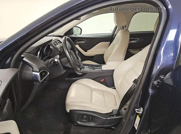 SADCK2FX7JA291250 2018 JAGUAR F-PACE Blue Vista interior delantera