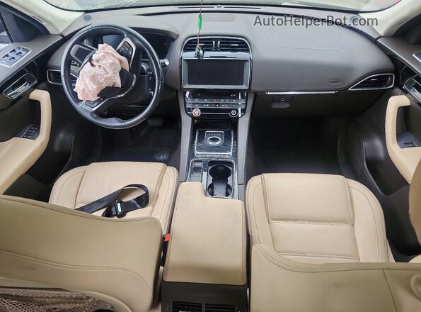 SADCK2FX8LA636594 2020 JAGUAR F-PACE Blue წინა პანელის ხედი