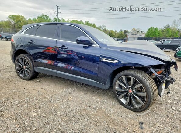 SADCK2FX8LA636594 2020 JAGUAR F-PACE Blue წინა მარჯვენა