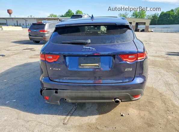 SADCK2FX9KA367357 2019 JAGUAR F-PACE Blue Հետևի տեսք