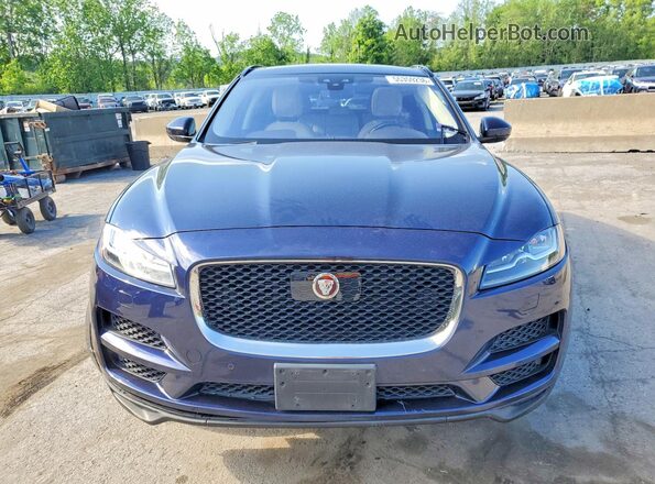 SADCK2FX9KA367357 2019 JAGUAR F-PACE Blue Դիմացի տեսք
