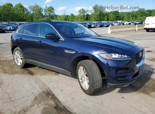SADCK2FX9KA367357 2019 JAGUAR F-PACE Blue Առջևի աջ