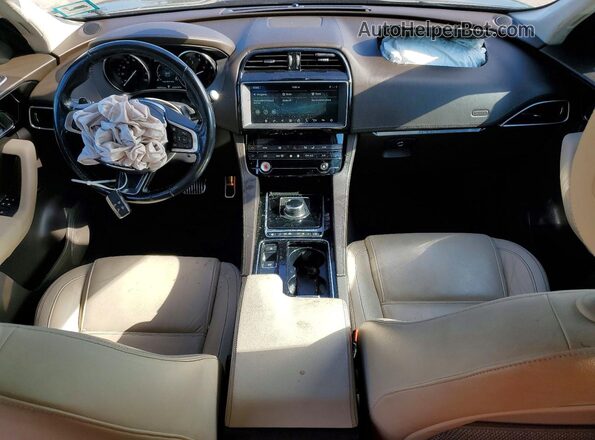 SADCK2FX9KA367357 2019 JAGUAR F-PACE Blue Առջևի վահանակի տեսք