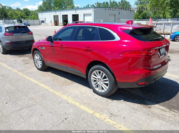 SADCK2GX2KA367621 2019 JAGUAR F-PACE Red Rear left