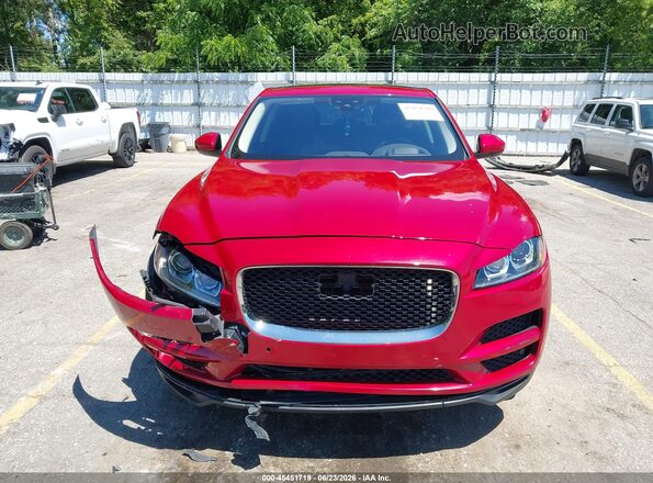 SADCK2GX2KA367621 2019 JAGUAR F-PACE Red Instrument cluster view