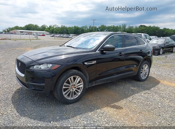 SADCK2GX4LA635683 2020 JAGUAR F-PACE Black Առջևի ձախ երեք քառորդ տեսարան