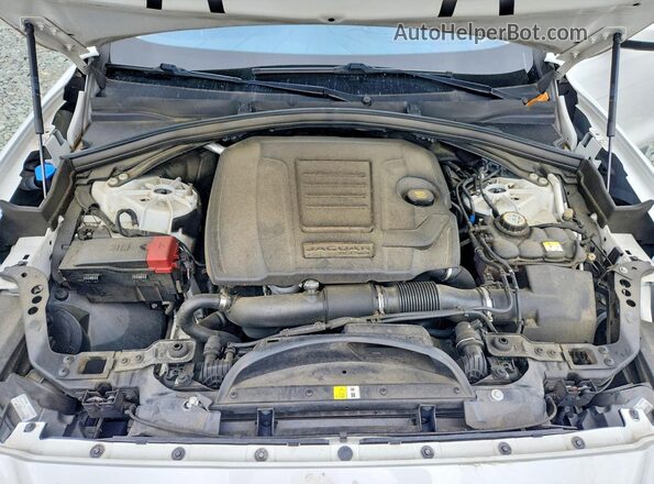 SADCK2GX8KA393219 2019 JAGUAR F-PACE White Vista del compartimento del motor