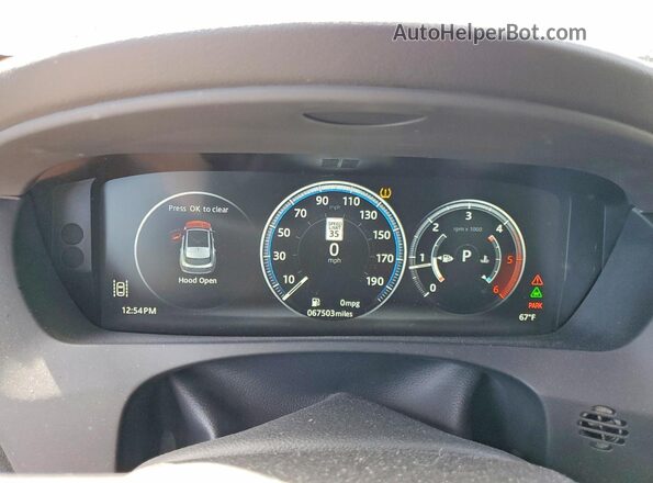 SADCL2BNXHA894303 2017 JAGUAR F-PACE Gray Instrument cluster view