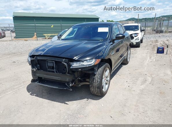 SADCL2BV1HA064633 2017 JAGUAR F-PACE Черный Передняя левая четверть
