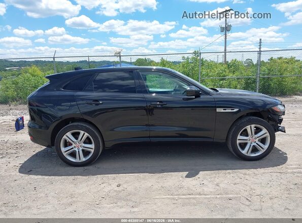SADCL2BV1HA064633 2017 JAGUAR F-PACE Черный Вид задней части салона