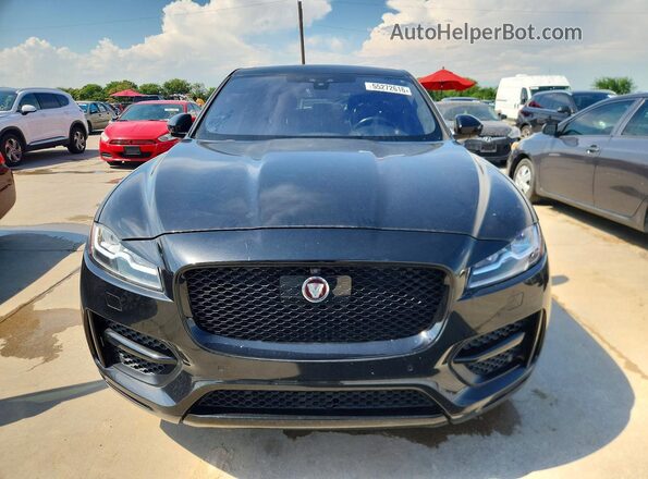 SADCL2BV3HA058087 2017 JAGUAR F-PACE Black Դիմացի տեսք