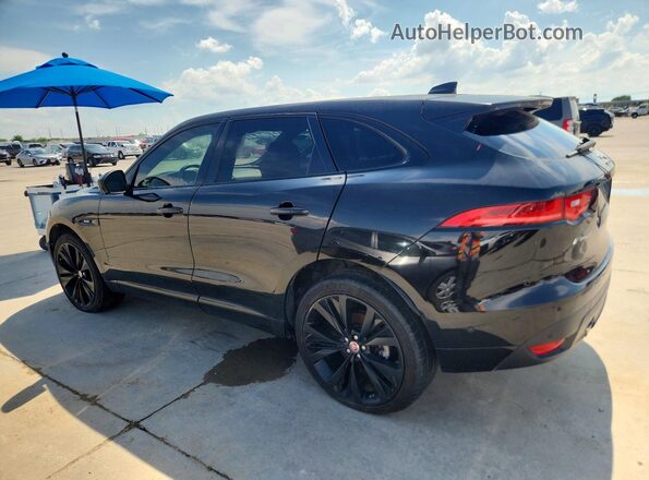 SADCL2BV3HA058087 2017 JAGUAR F-PACE Black Հետևի ձախ