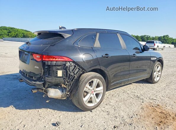 SADCL2BV3HA097715 2017 JAGUAR F-PACE Black Tył prawy