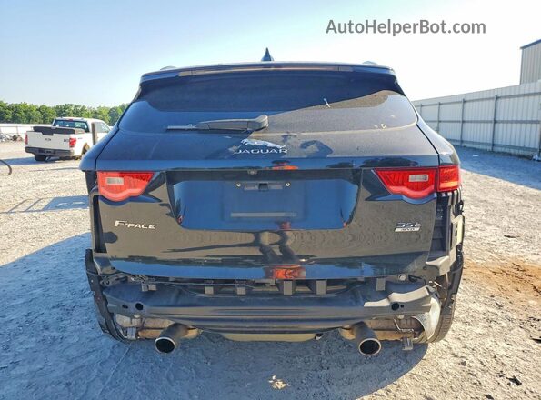 SADCL2BV3HA097715 2017 JAGUAR F-PACE Black Widok z tyłu