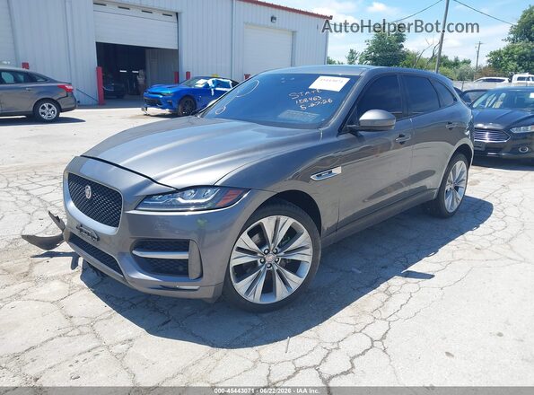SADCL2BV8HA081381 2017 JAGUAR F-PACE Black Передня ліва чверть