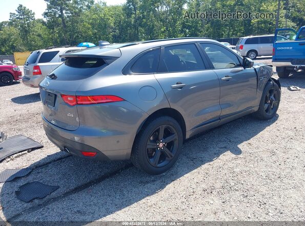SADCL2EV5JA246157 2018 JAGUAR F-PACE Gray Rear right