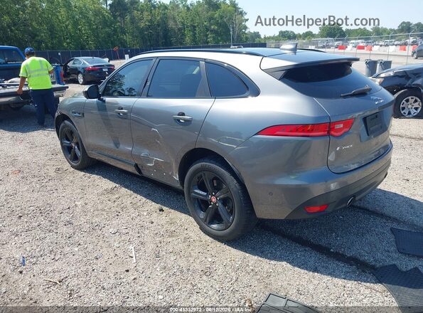SADCL2EV5JA246157 2018 JAGUAR F-PACE Gray Rear left