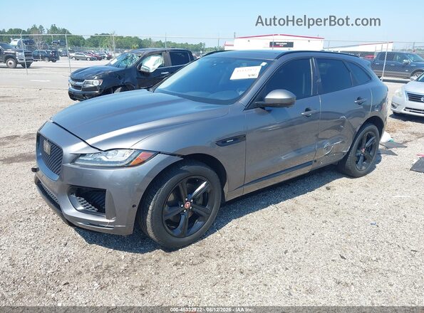 SADCL2EV5JA246157 2018 JAGUAR F-PACE Gray Front left