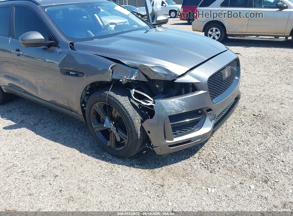 SADCL2EV5JA246157 2018 JAGUAR F-PACE Gray Front view