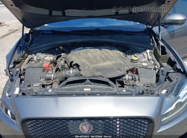 SADCL2EV5JA246157 2018 JAGUAR F-PACE Gray Rear view
