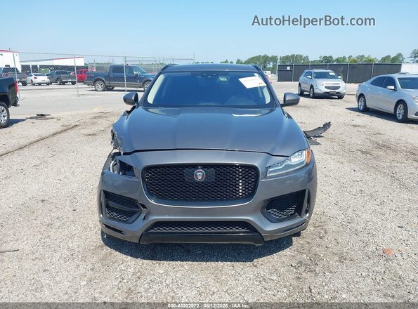 SADCL2EV5JA246157 2018 JAGUAR F-PACE Gray Rear interior view