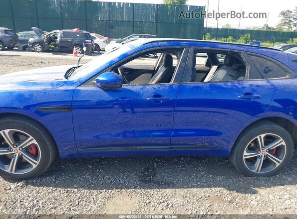 SADCL2EV5JA260298 2018 JAGUAR F-PACE Blue Widok wnętrza 360 stopni