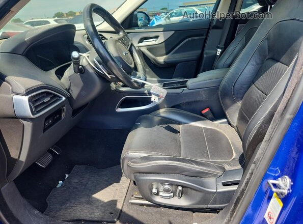 SADCL2FN0JA240295 2018 JAGUAR F-PACE Blue წინა სალონის ხედი