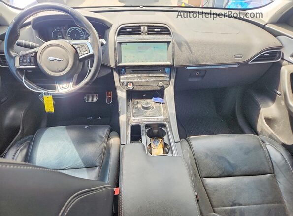 SADCL2FN0JA240295 2018 JAGUAR F-PACE Blue წინა პანელის ხედი