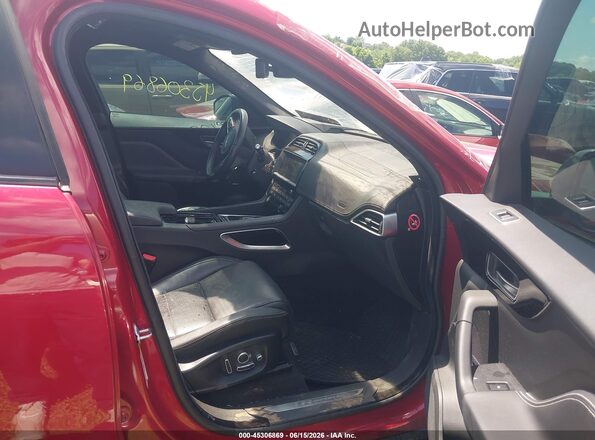 SADCL2FX1JA256779 2018 JAGUAR F-PACE Red Вид салону спереду