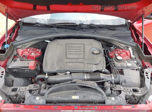 SADCL2FX1JA256779 2018 JAGUAR F-PACE Red Вид ззаду