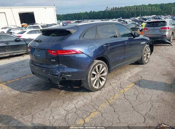 SADCL2FX2JA295042 2018 JAGUAR F-PACE Blue Rear right