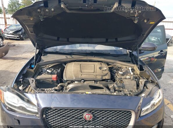 SADCL2FX2JA295042 2018 JAGUAR F-PACE Blue Rear view
