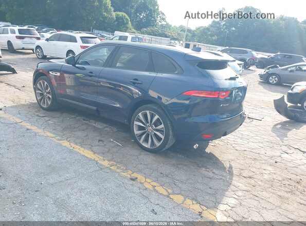 SADCL2FX2JA295042 2018 JAGUAR F-PACE Blue Rear left