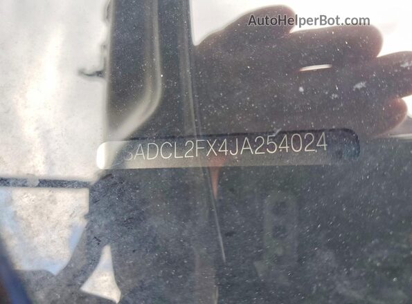 SADCL2FX4JA254024 2018 JAGUAR F-PACE Black VIN sticker view