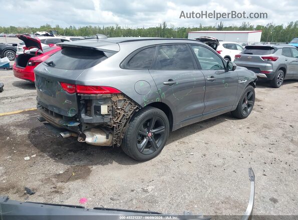 SADCL2FXXKA359054 2019 JAGUAR F-PACE Gray Հետևի աջ