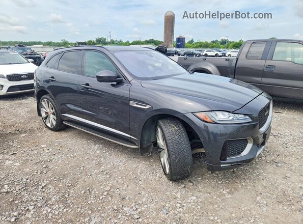 SADCM2BV8HA889789 2017 JAGUAR F-PACE Blue Передня права чверть