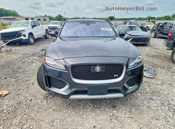SADCM2BV8HA889789 2017 JAGUAR F-PACE Blue Вид спереду
