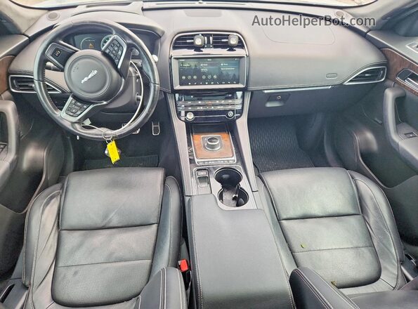 SADCM2BV8HA889789 2017 JAGUAR F-PACE Blue Вид панелі приладів