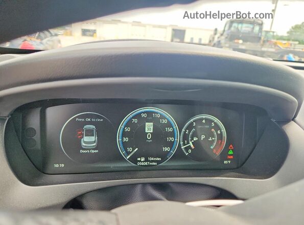 SADCM2BV8HA889789 2017 JAGUAR F-PACE Blue Вид щитка приладів