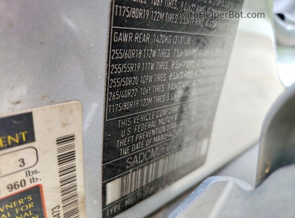 SADCM2FV0JA244473 2018 JAGUAR F-PACE Silver Vista interior de 360 grados
