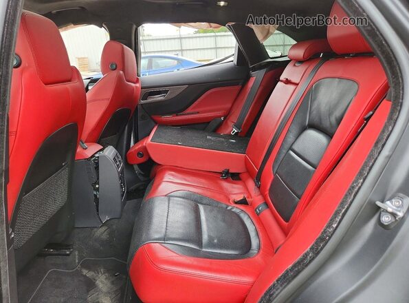 SADCM2FV2JA240229 2018 JAGUAR F-PACE Silver Rear interior view