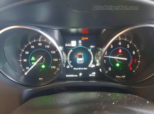 SADCM2FV3KA616308 2019 JAGUAR F-PACE Black Instrument cluster view