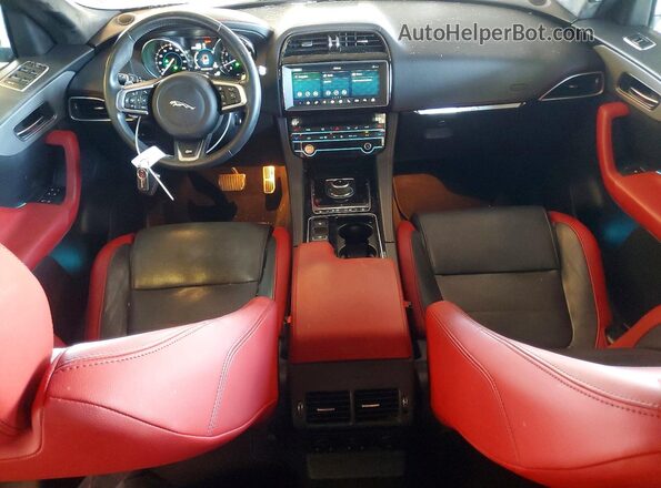 SADCM2FV3KA616308 2019 JAGUAR F-PACE Black Dashboard view