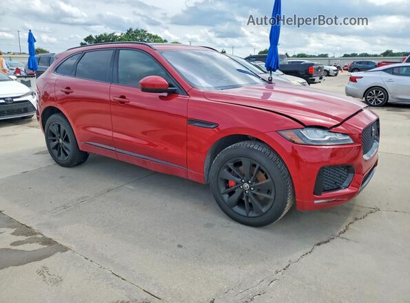 SADCM2FV7JA282718 2018 JAGUAR F-PACE Red Przód prawy