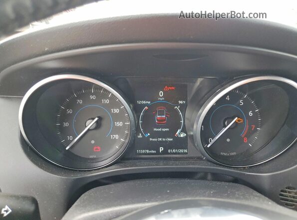 SADCM2FV7JA282718 2018 JAGUAR F-PACE Red Widok zestawu wskaźników