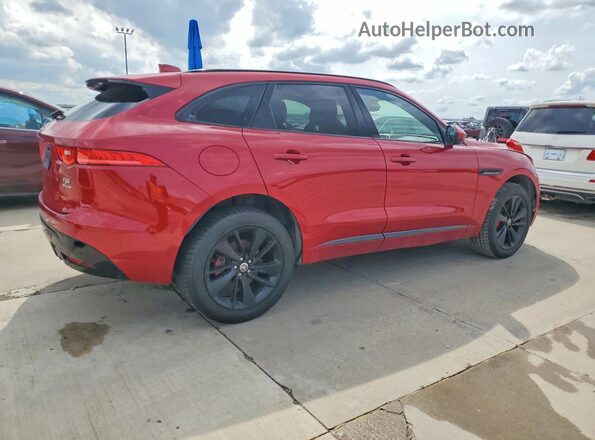 SADCM2FV7JA282718 2018 JAGUAR F-PACE Red Tył prawy